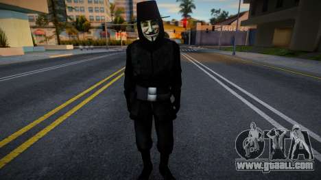 V for Vendetta Ped for GTA San Andreas