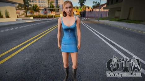 Girl in KR style dress for GTA San Andreas