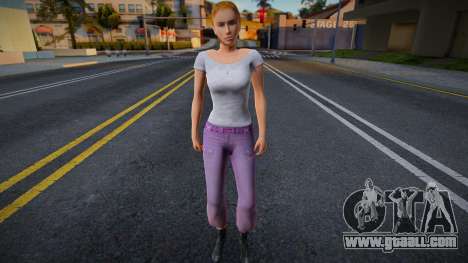 Young girl in KR style 4 for GTA San Andreas