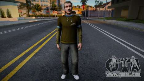 Mustachioed man in KR style for GTA San Andreas