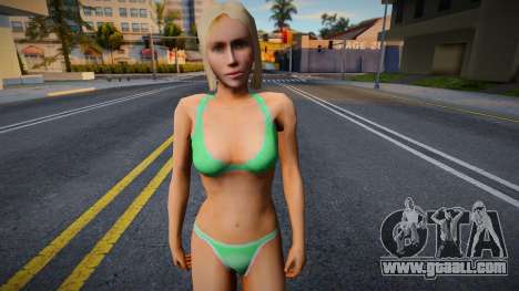 Beach girl in KR style 4 for GTA San Andreas