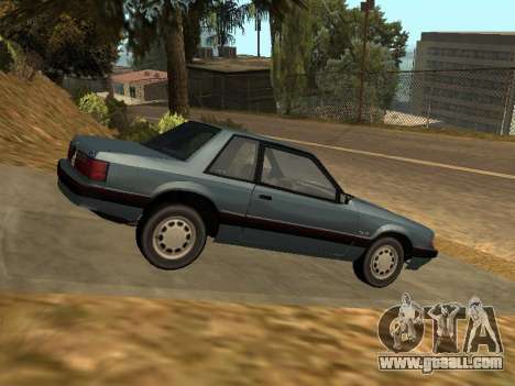 Ford Mustang LX 5.0 Coupe 1991 for GTA San Andreas