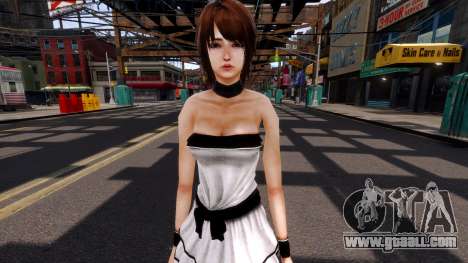 Fatal Frame 4 Girl Ruka White Dress for GTA 4