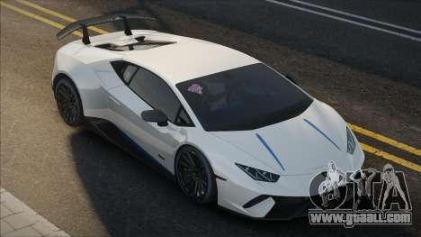 Lamborghini Huracan Perfomante White for GTA San Andreas