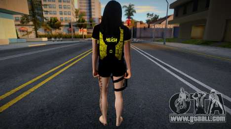 Girl Milicia for GTA San Andreas