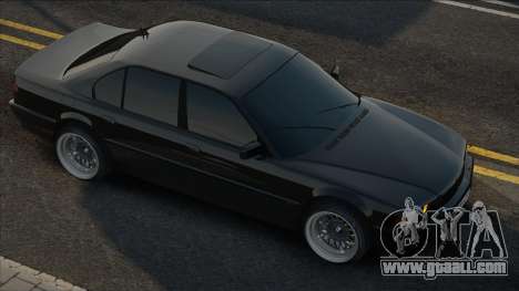 BMW 750i e38 Black for GTA San Andreas