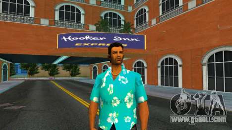 Tommy Blue Flowers for GTA Vice City