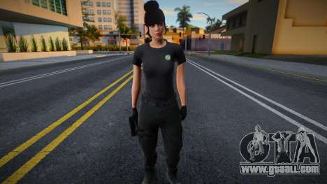 Police-Girl v1 for GTA San Andreas