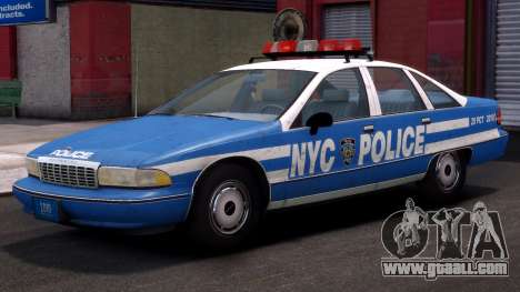 NYPD - Chevrolet Caprice Tripack Police for GTA 4