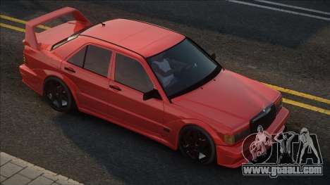 Mercedes-Benz 190E (W201) Red for GTA San Andreas