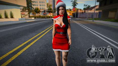 Christmas girl 931 v2 for GTA San Andreas