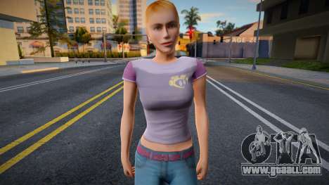 Young girl in KR style 5 for GTA San Andreas