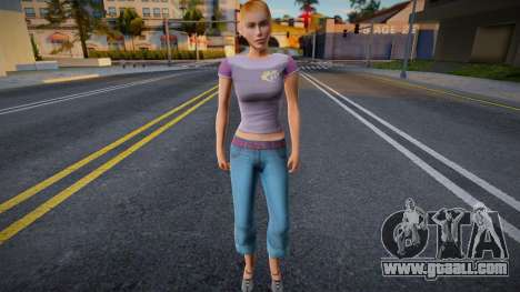 Young girl in KR style 5 for GTA San Andreas