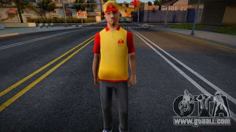 Wmybmx Pizza Uniform for GTA San Andreas