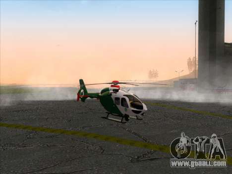 Helicopter of the Carabineros de Chile for GTA San Andreas