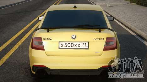 Skoda Octavia RS [Yellow] for GTA San Andreas