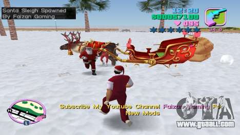 Сelebrate Christmas for GTA Vice City