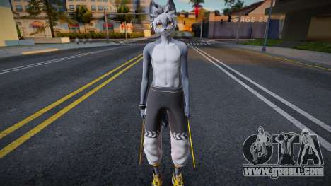 Cute Furry Wolf for GTA San Andreas