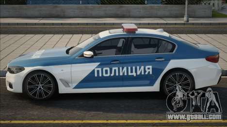 BMW G30 540i Police [CCD] for GTA San Andreas