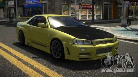 Nissan Skyline R34 GT-R G-Style for GTA 4