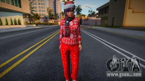 Nagisa - Christmas Winter Wonder Pijama v2 for GTA San Andreas