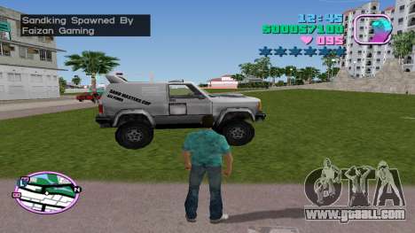 Spawn Unlimited SandKing Cars for GTA Vice City