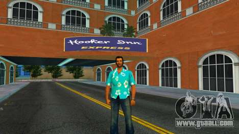 Tommy Blue Flowers for GTA Vice City