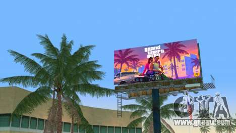 Billboard GTA 6 (GTA VI) for GTA Vice City