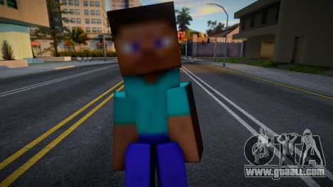 Steve - Minecraft 3DS Skin for GTA San Andreas