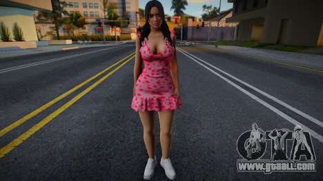 Girl in polka dot dress for GTA San Andreas
