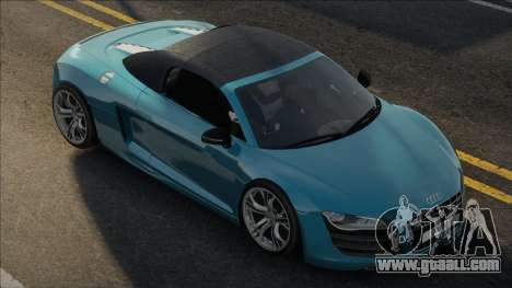 Audi R8 [Blue] for GTA San Andreas