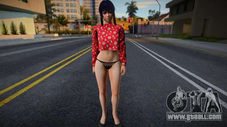 Nyotengu Sexy Panties Sweater Christmas for GTA San Andreas