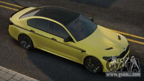 BMW M5 F90 [Yellow] for GTA San Andreas