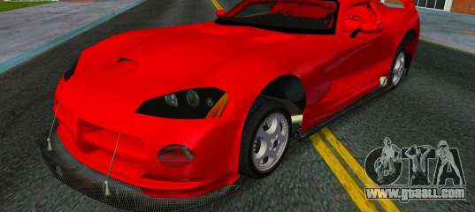 Dodge Viper Competition TT Black Revel for GTA Vice City
