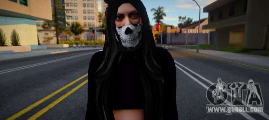 SKIN FEMININA MALADA for GTA San Andreas