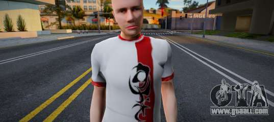 Bald man in KR style for GTA San Andreas