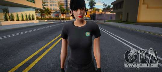 Police-Girl v1 for GTA San Andreas