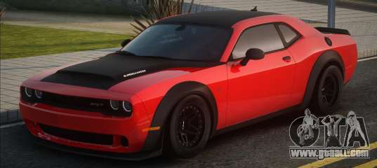 Dodge Challenger Srt Demon [red] For Gta San Andreas