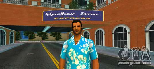 Tommy Light Blue Shirt for GTA Vice City