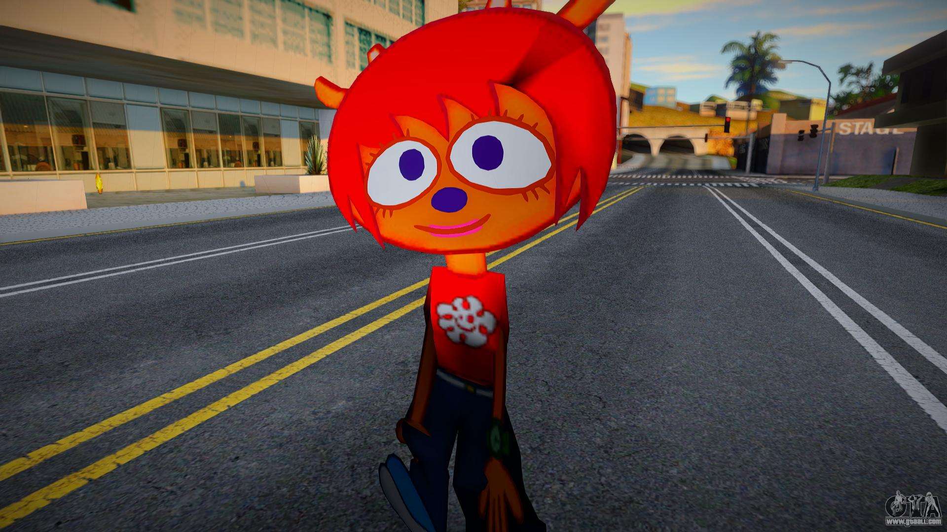 Lammy Lamb Um Jammer Lammy Parappa The Rapper For Gta San Andreas