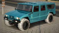 Toyota Mega Cruiser [Blue] for GTA San Andreas