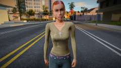 Young girl in KR style 3 for GTA San Andreas