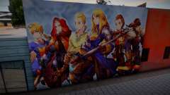 Final Fantasy Tactics Mural for GTA San Andreas