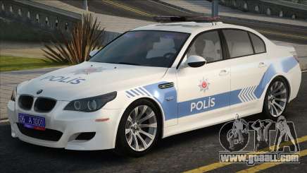 BMW M5 E60 Polis for GTA San Andreas