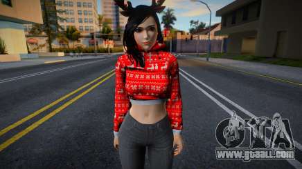 Tifa Lockhart - Invernal Sweater v2 for GTA San Andreas