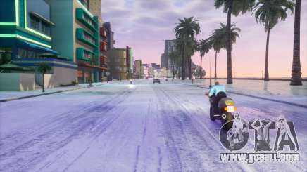Winter in Vice City for GTA Vice City Definitive Edition