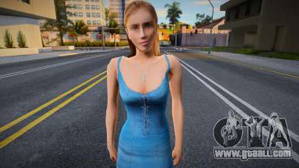 Girl in KR style dress for GTA San Andreas