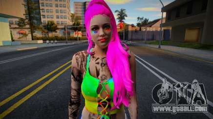 SKIN PVP FEMININA for GTA San Andreas