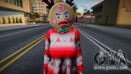 DOAXVV Yukino - Christmas Sweater Dress v2 for GTA San Andreas