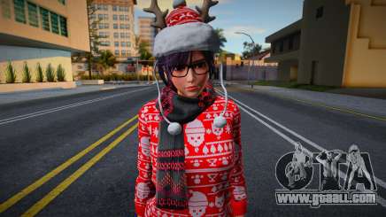 Nagisa - Christmas Winter Wonder Pijama v2 for GTA San Andreas